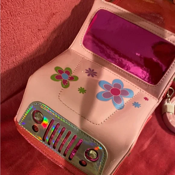 NWT Malibu Barbie Dolls Kill lets go party Jeep Crossbody Bag - Picture 5 of 8
